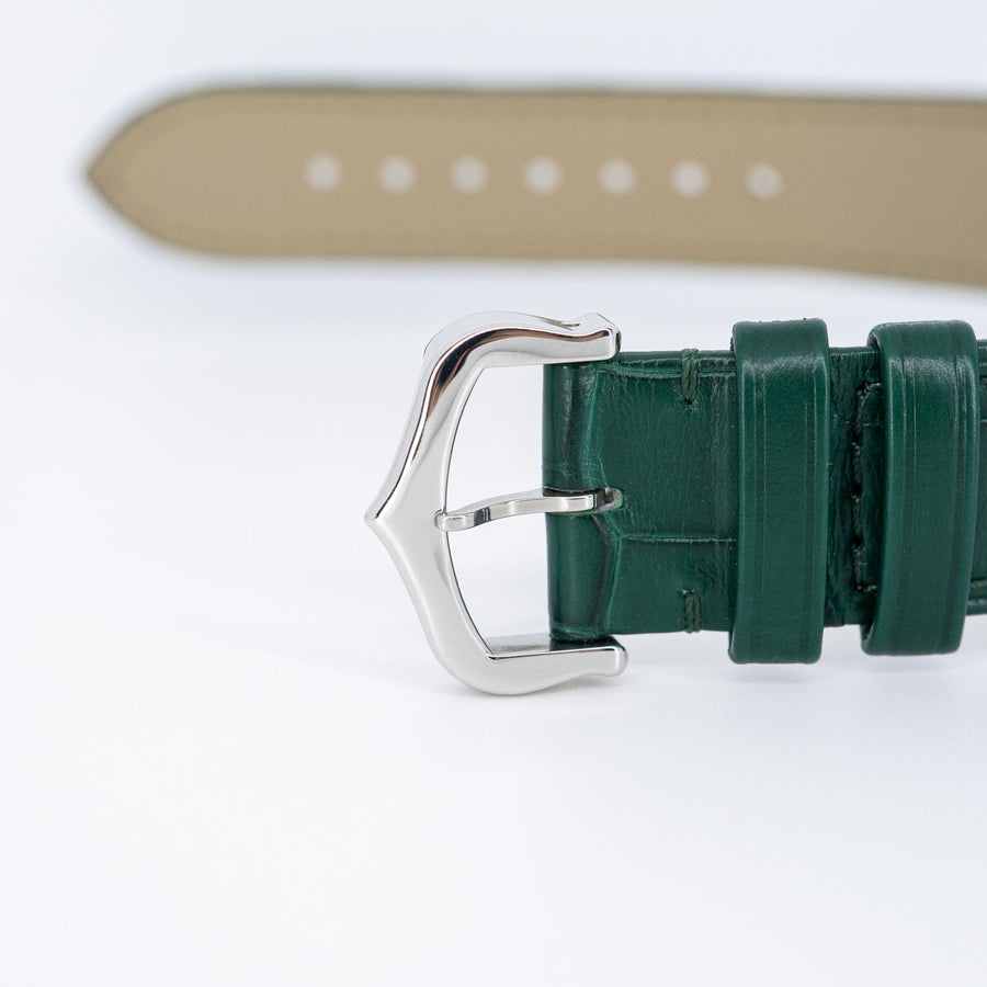นาฬิกา Cartier Tank Must de Cartier, Large Model, Green lacquer-effect dial, High autonomy Quartz Movoment, Steel , Leather (kept unused) Stainless Steel Size L# (Used) #vrcaw 7372