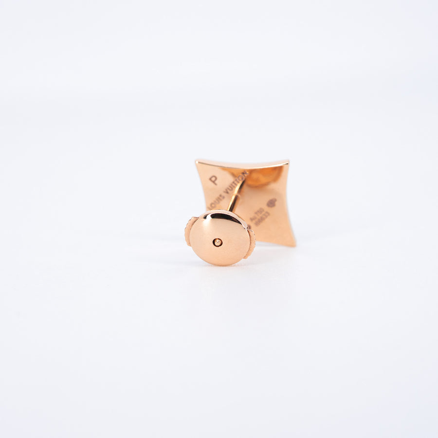 ต่างหู Louis Vuitton Color Blossom BB Star Stud Earrings,Pink Mother of Pearl 18K Rose Gold (Used) #vrloeimt 7389