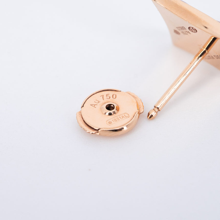 ต่างหู Louis Vuitton Color Blossom BB Star Stud Earrings,Pink Mother of Pearl 18K Rose Gold (Used) #vrloeimt 7389