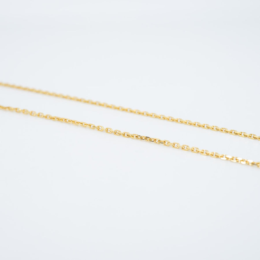 สร้อยและจี้ Van Cleef & Arpels Vintage Alhambra Pendant, Malachite 18K Yellow Gold Size 38-42cm.# (Used) #vrvanlimt 7384