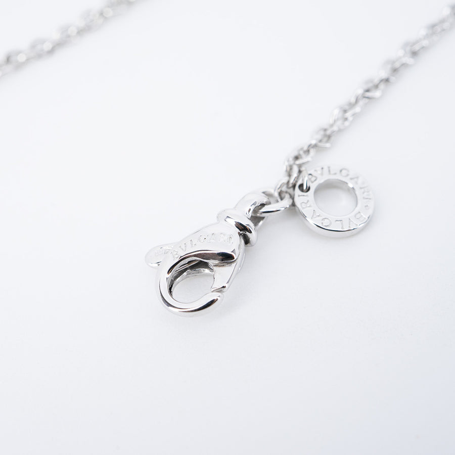 สร้อยและจี้ Bvlgari B.zero1 necklace and pendant 18K White Gold Size 51-56.5cm. (ต่อความยาวพิเศษ)# (Used) #vrbv 0948