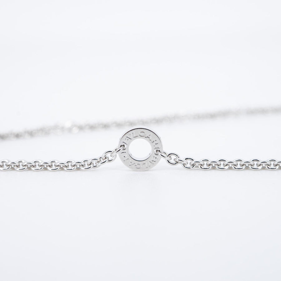 สร้อยและจี้ Bvlgari B.zero1 necklace and pendant 18K White Gold Size 38/42/45cm.# (Used) #vrbvnlimt 7379