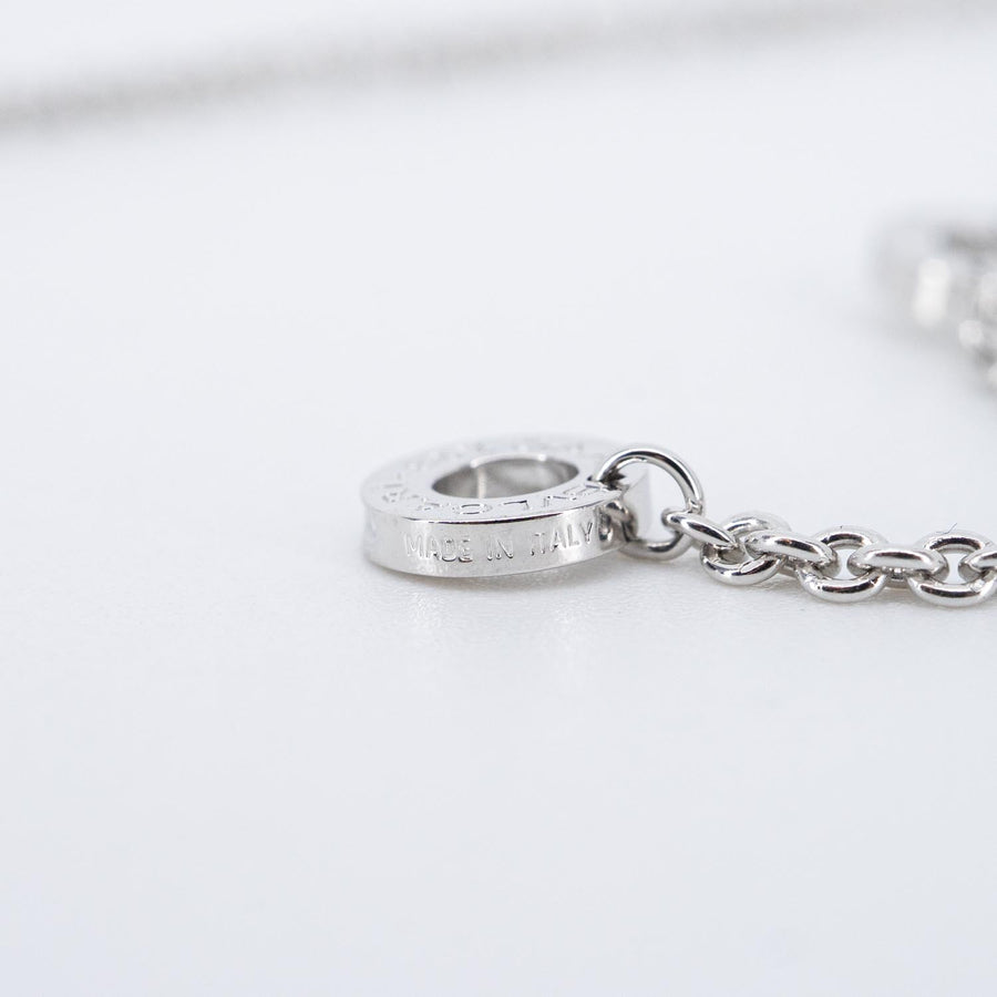 สร้อยและจี้ Bvlgari B.zero1 necklace and pendant 18K White Gold Size 38/42/45cm.# (Used) #vrbvnlimt 7379