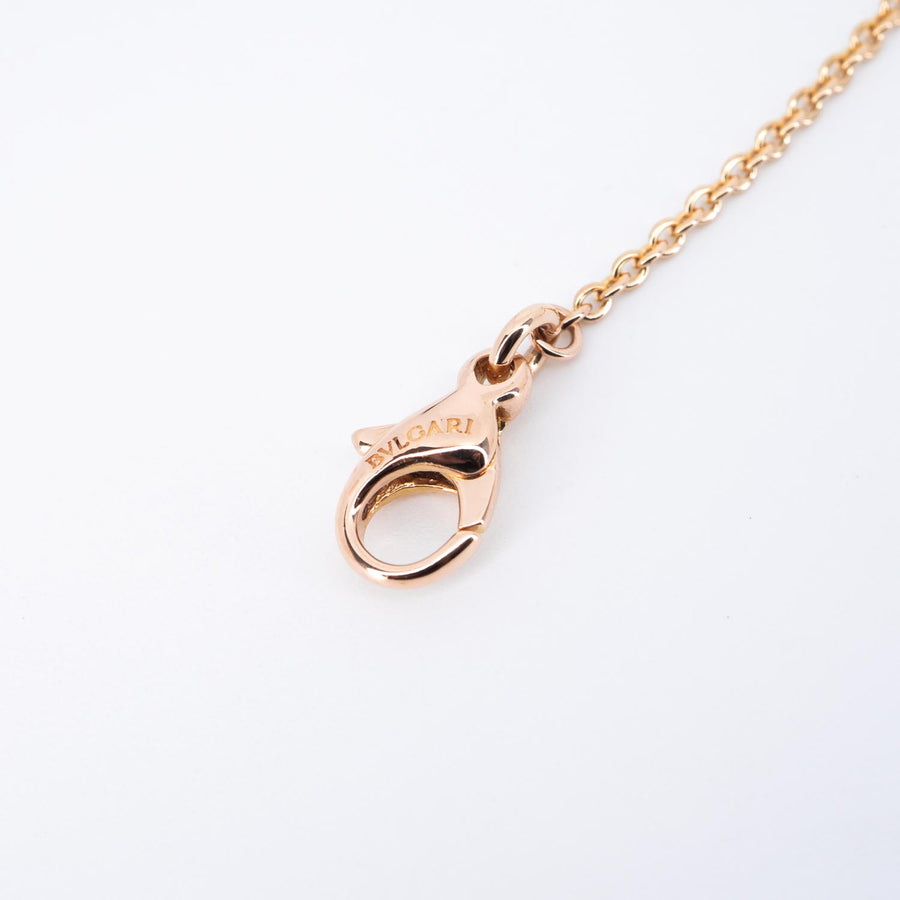 สร้อยและจี้ Bvlgari B.zero1 necklace and pendant 18K Rose Gold Size 39/41.5/44/46cm.# (Used) #vrbv 0947