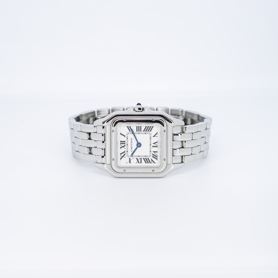 นาฬิกา Cartier Panthere de Cartier Watch, medium model Stainless Steel Size M# (Used) #vrcaw 7334