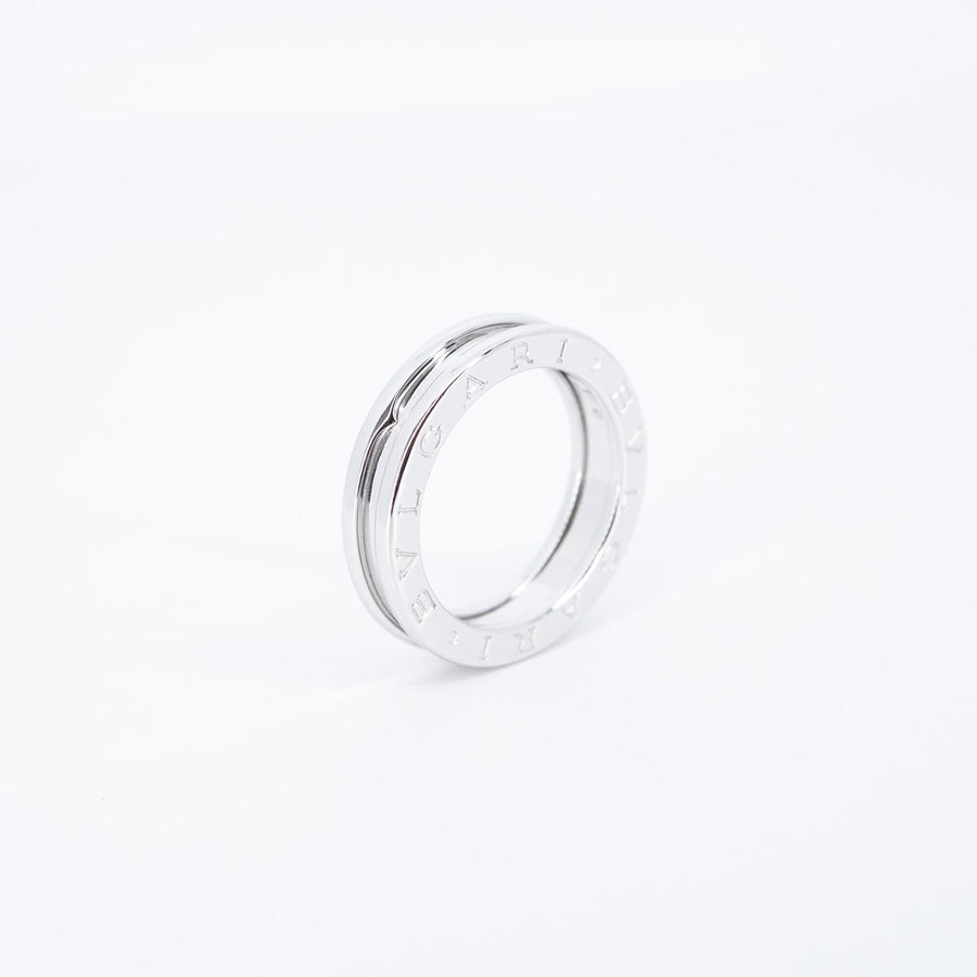แหวน Bvlgari B.zero1 1band 18K White Gold Size 52# (Used) #vrbvrimt 7394