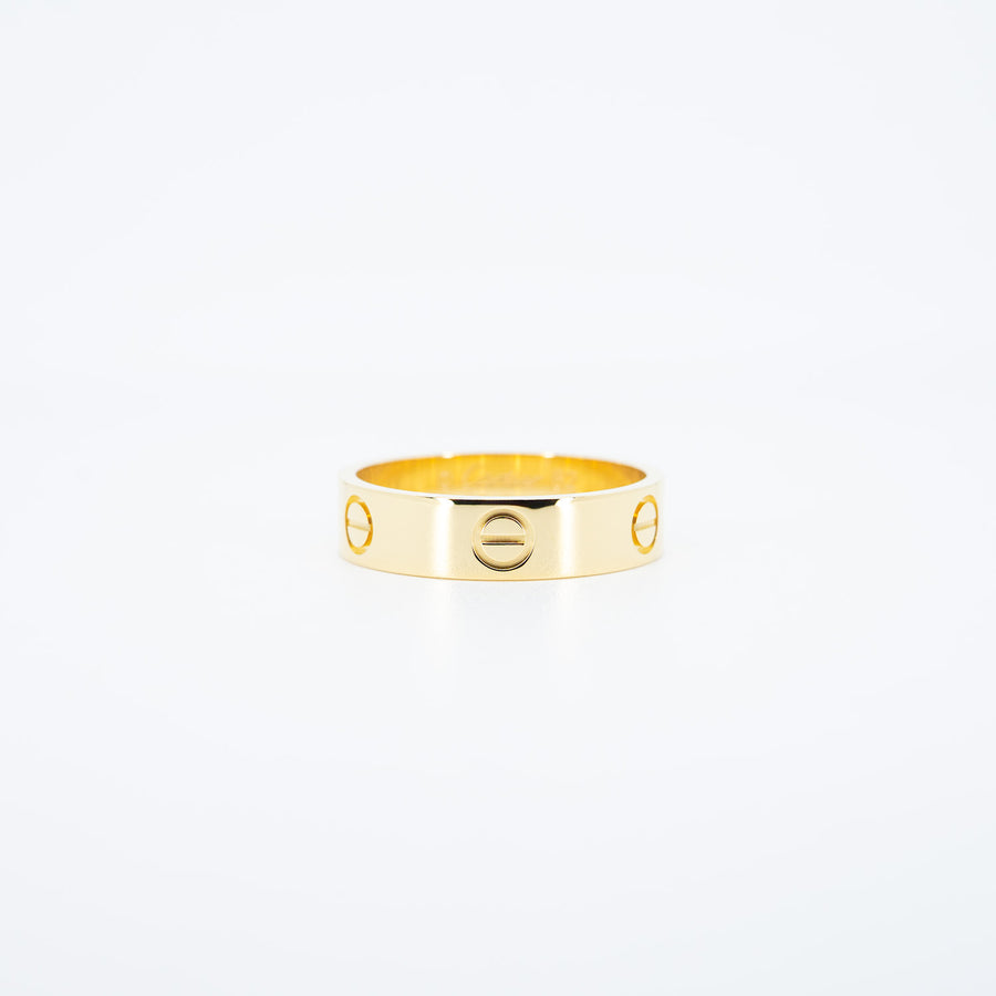 แหวน Cartier Love Ring 18K Yellow Gold Size 62# (Used) #vrcarimt 7376