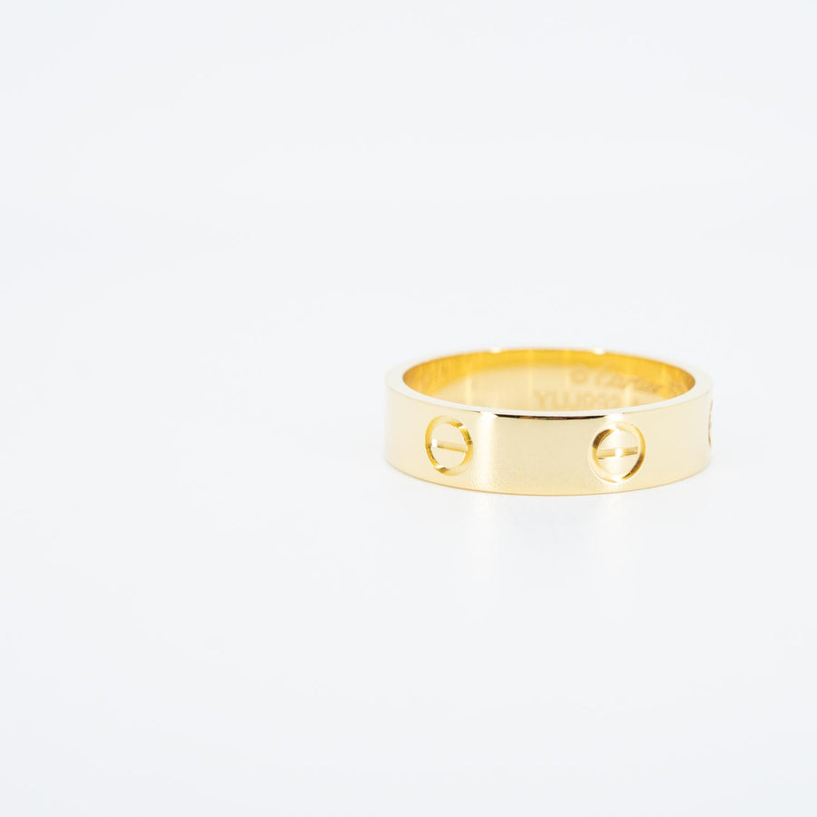 แหวน Cartier Love Ring 18K Yellow Gold Size 62# (Used) #vrcarimt 7376