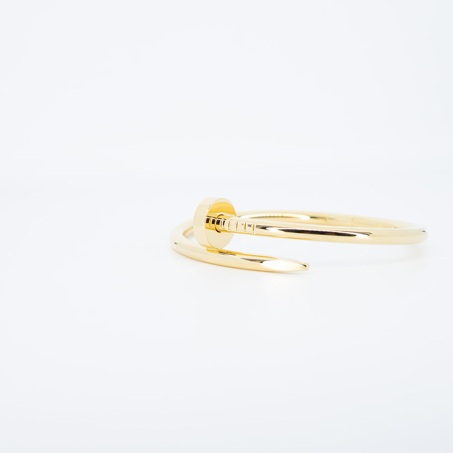 กำไลข้อมือ Cartier Juste Un Clou Bracelet 18K Yellow Gold Size 15# (Used) #vrca 0955