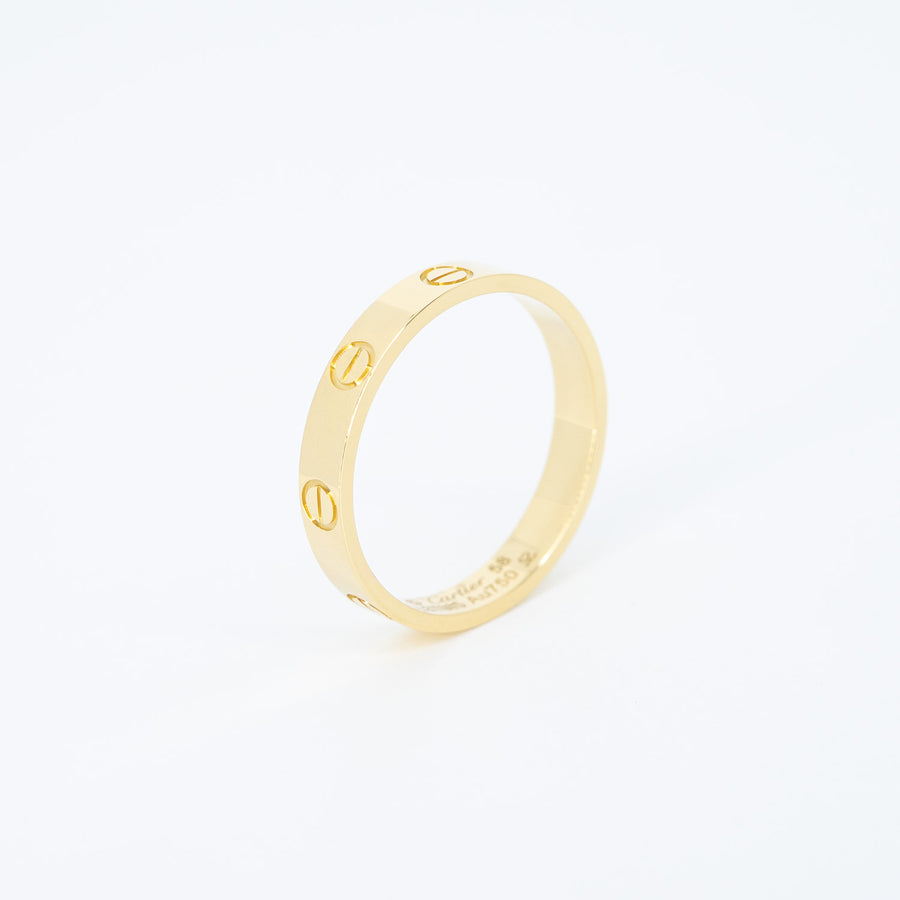 แหวน Cartier Love band 18K Yellow Gold Size 58# (Used) #vrcarimt 7402