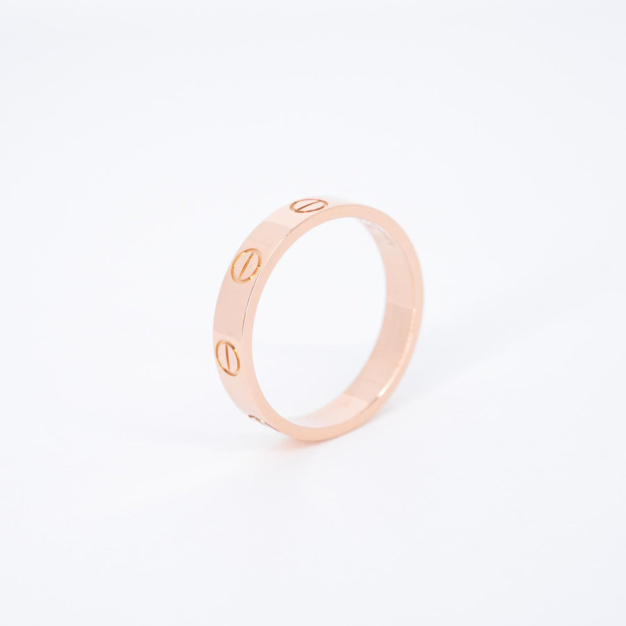 แหวน Cartier Love band 18K Rose Gold Size 51# (Used) #vrca 0956