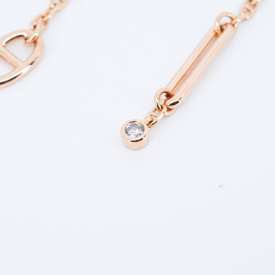 ต่างหู Hermes Chaine d'ancre Chaos ต่างหู 18K Rose Gold (Used) #vrhe 0953