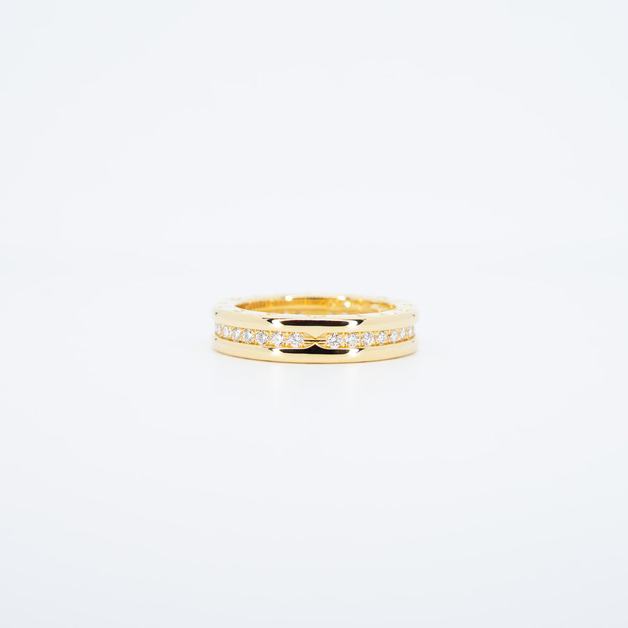 vrbvrimt 7453 24/09/25 Bvlgari B.zero1 1band with Pave Diamond Eternity ring yg 52 #T3