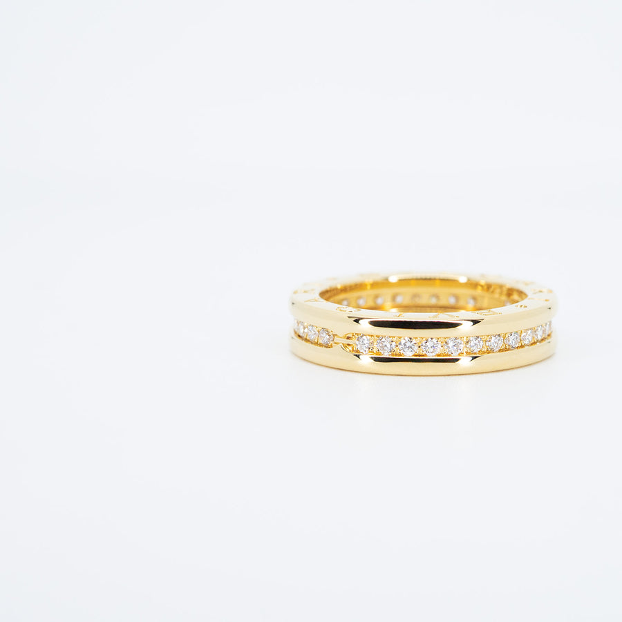 vrbvrimt 7453 24/09/25 Bvlgari B.zero1 1band with Pave Diamond Eternity ring yg 52 #T3
