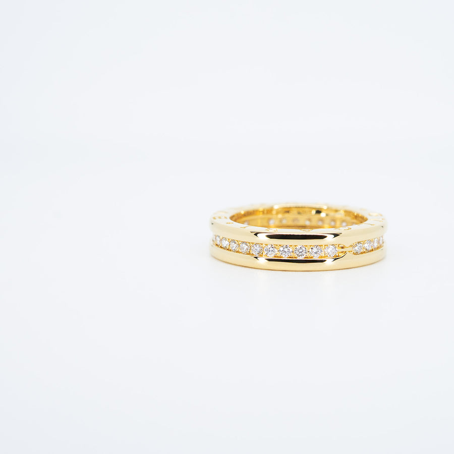vrbvrimt 7453 24/09/25 Bvlgari B.zero1 1band with Pave Diamond Eternity ring yg 52 #T3