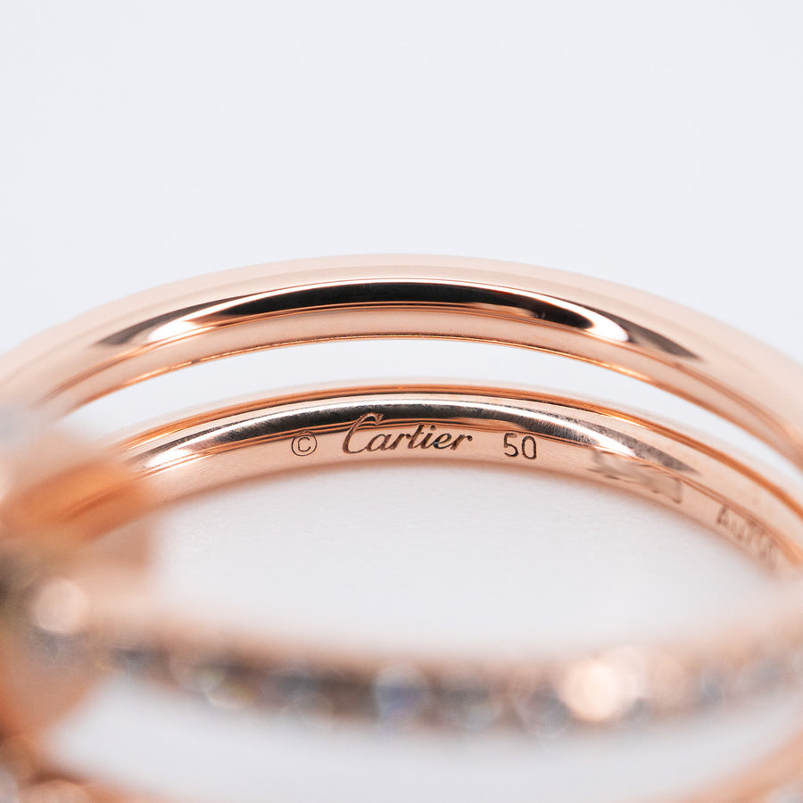 vrcarHIT 7449 24/09/25 Cartier Juste un Clou ring, double, half-paved pg JEM513 22/10/2022 กล่องและการ์ด 52 #T3