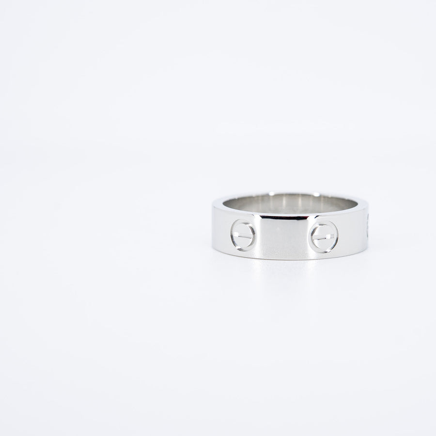 15/09/25 vrca 0966 Sasathorn Sea Cartier Love Ring pt950 M96917 การ์ด 53 #T4