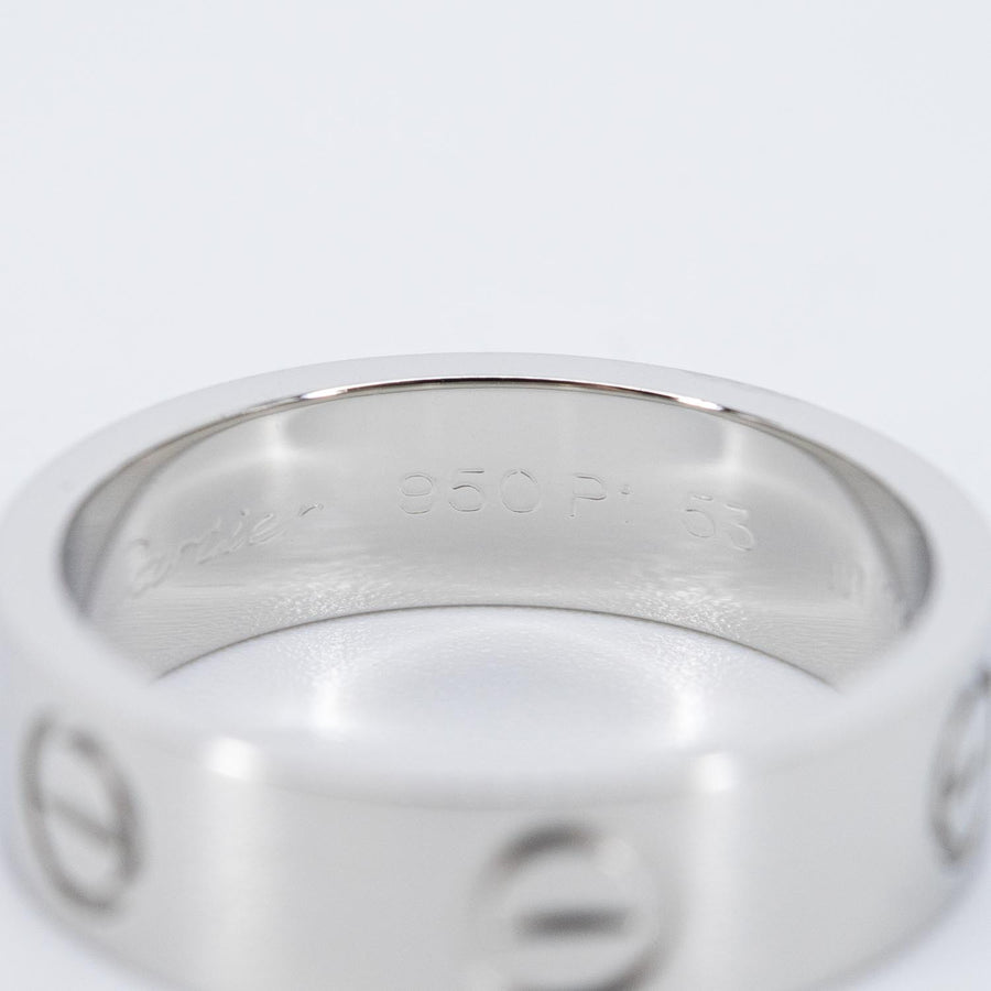 15/09/25 vrca 0966 Sasathorn Sea Cartier Love Ring pt950 M96917 การ์ด 53 #T4