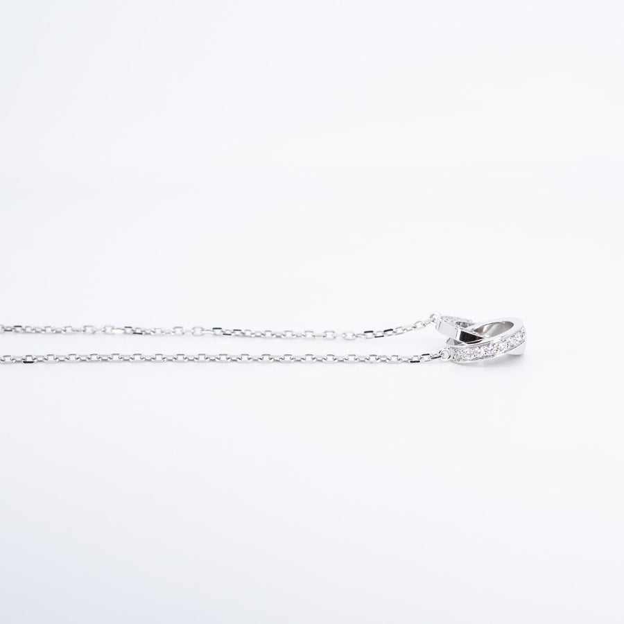 vrca 0973 Cartier Love Necklace, Paved wg GRM288 05/02/2019 กล่องและการ์ด 37/40cm. #T3