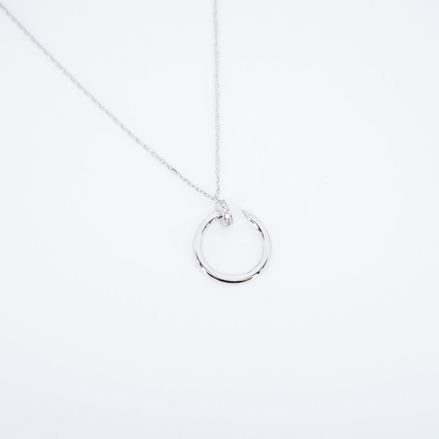 vrcanl 7442 22/09/25 Cartier Juste un Clou pendant, diamonds wg NKU030 19/06/2022 กล่องและการ์ด #T3