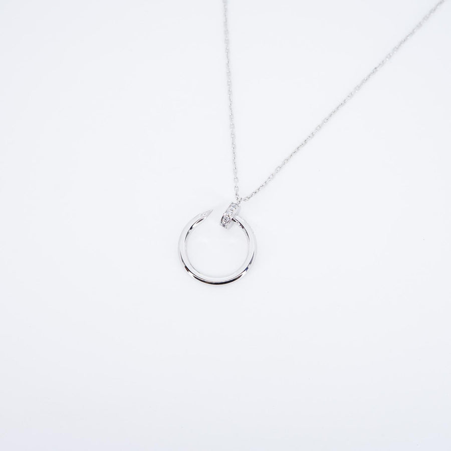 vrcanl 7442 22/09/25 Cartier Juste un Clou pendant, diamonds wg NKU030 19/06/2022 กล่องและการ์ด #T3