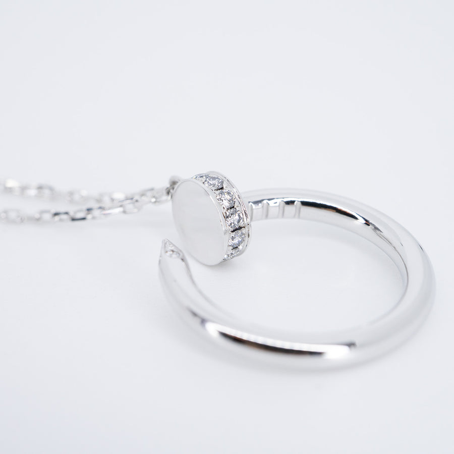 vrcanl 7442 22/09/25 Cartier Juste un Clou pendant, diamonds wg NKU030 19/06/2022 กล่องและการ์ด #T3