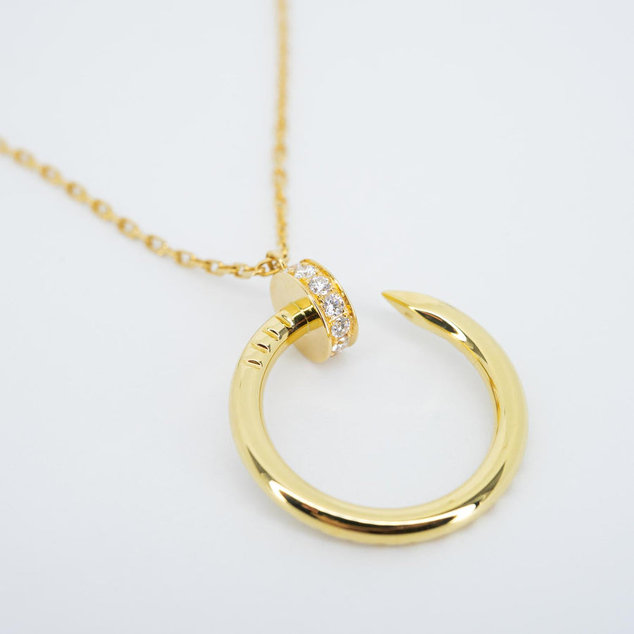 vrcanl 7459 24/09/25 Cartier Juste un Clou pendant, Full diamonds yg 2021 กล่องและการ์ด #T3