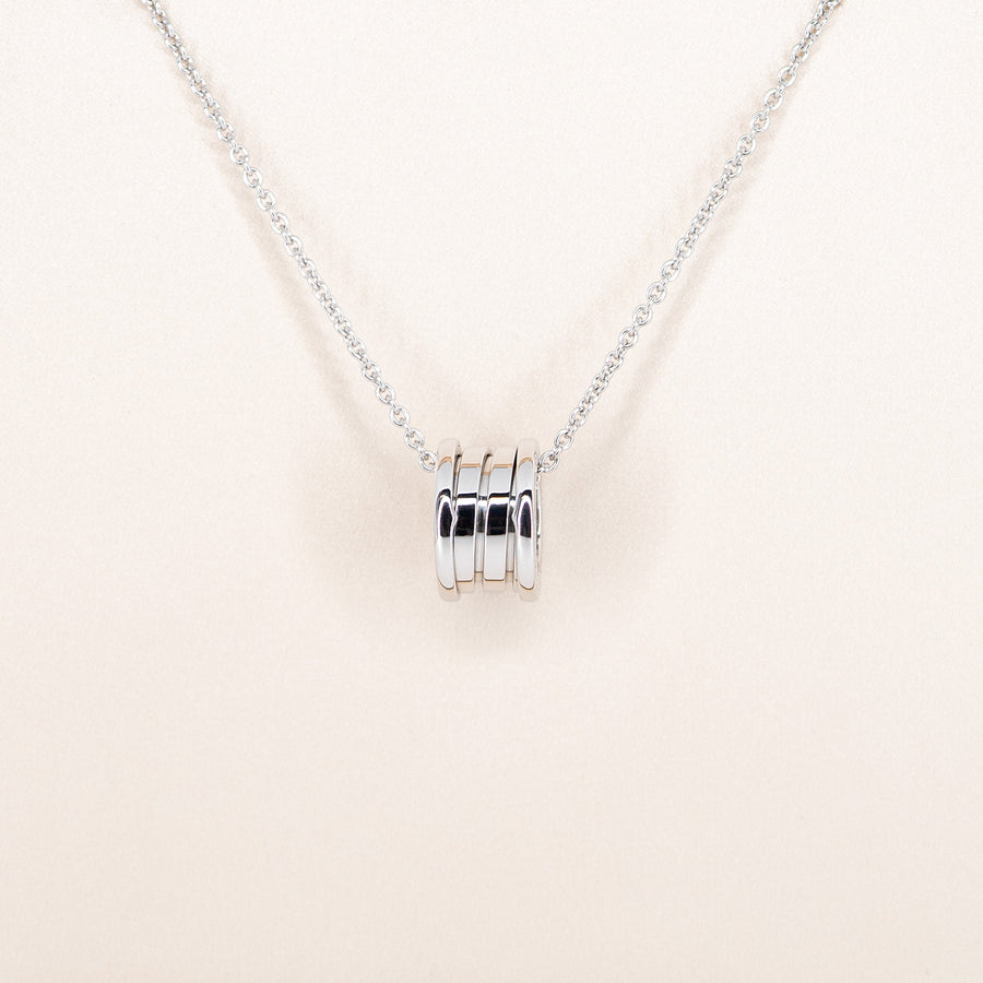 vrbvnlim 7433 Bvlgari B.zero1 necklace and pendant wg 1ห่วง ชนกล่องตัดสต้อคกล่อง 40.5cm. #T4
