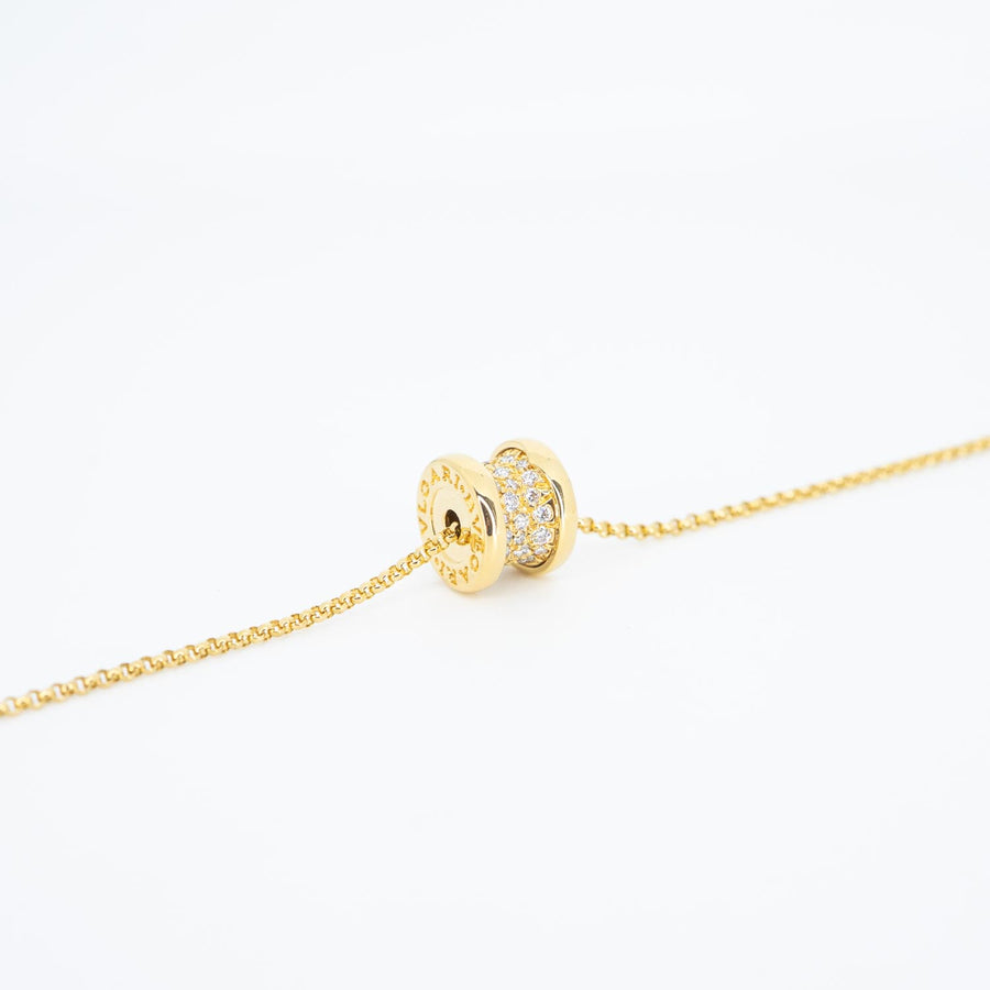 vrbvnlimt 7454 24/09/25 Bvlgari B.zero1 mini necklace with Pavé diamonds yg 2021 กล่องและการ์ด #T3