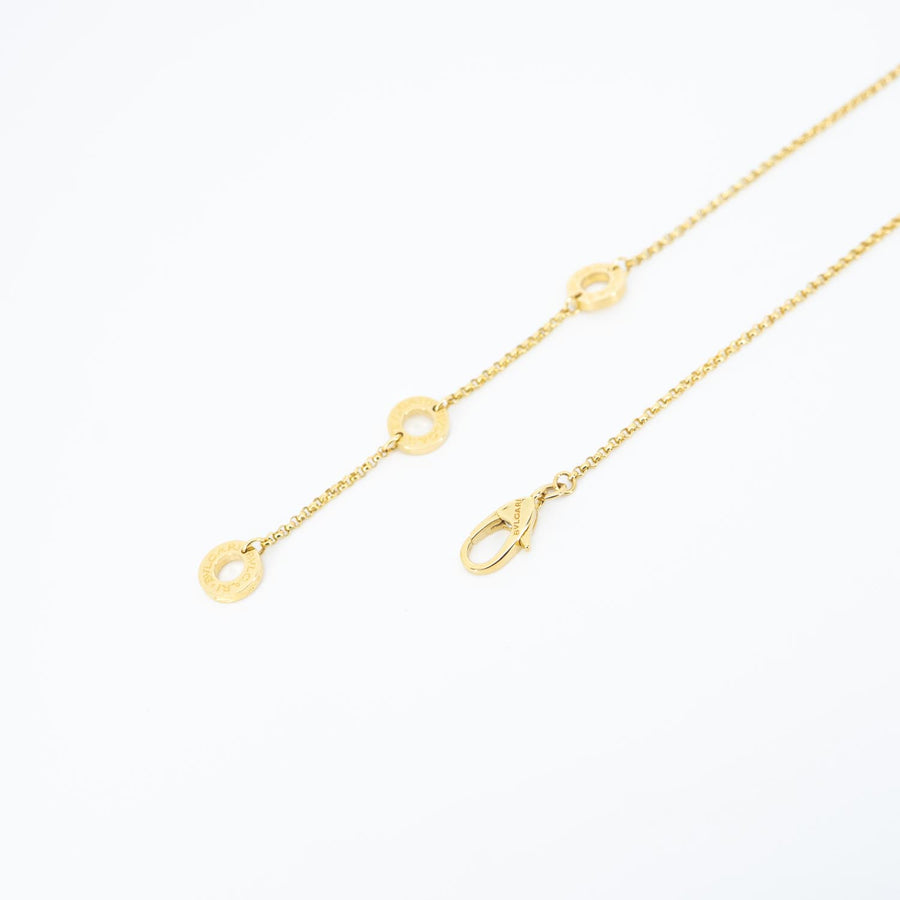 vrbvnlimt 7454 24/09/25 Bvlgari B.zero1 mini necklace with Pavé diamonds yg 2021 กล่องและการ์ด #T3