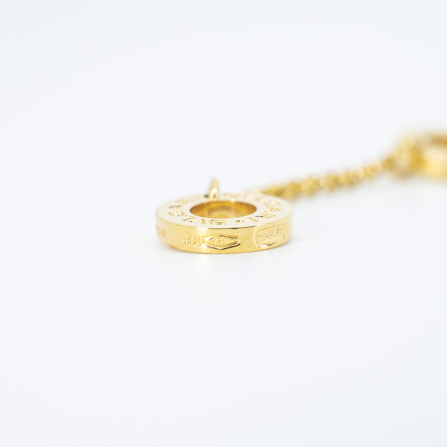 vrbvnlimt 7454 24/09/25 Bvlgari B.zero1 mini necklace with Pavé diamonds yg 2021 กล่องและการ์ด #T3