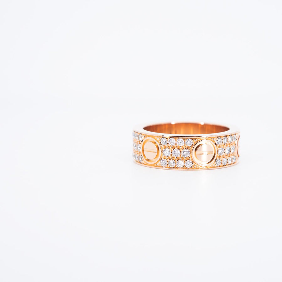 vrcarHIT 7441 22/09/25 Cartier Love ring รุ่น classic ปู pg PE3486 18 MAR 2016 กล่องและการ์ด 52 #T3
