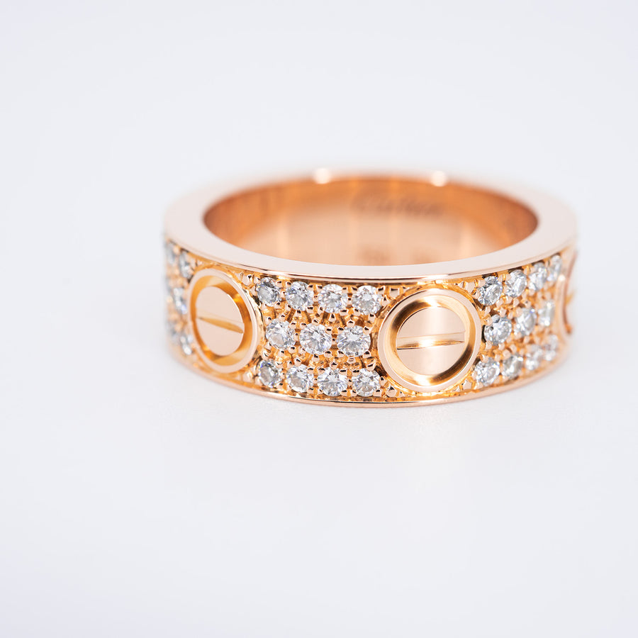 vrcarHIT 7441 22/09/25 Cartier Love ring รุ่น classic ปู pg PE3486 18 MAR 2016 กล่องและการ์ด 52 #T3