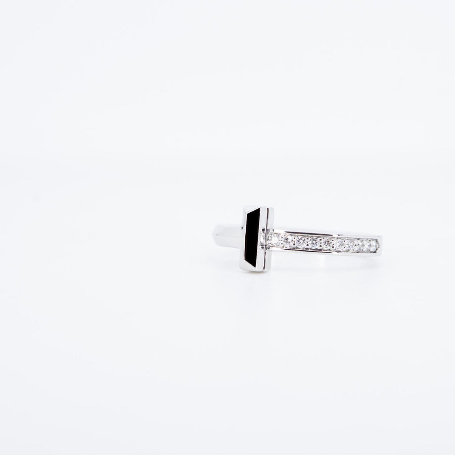 22/09/25 vrti 0971 Tanya Tiffany &amp; Co. Tiffany T T1 Ring with Diamonds wg กล่อง 50 #T3