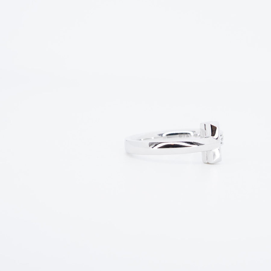 22/09/25 vrti 0971 Tanya Tiffany &amp; Co. Tiffany T T1 Ring with Diamonds wg กล่อง 50 #T3