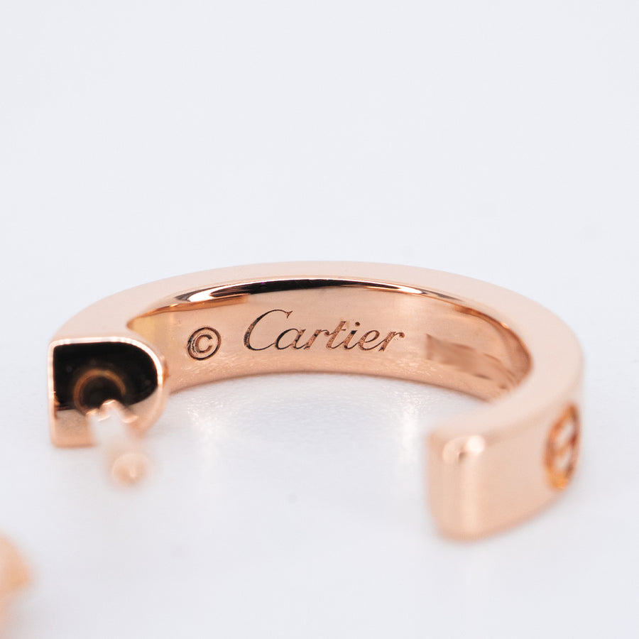 vrca 0972 Cartier Love Hoopต่างหู รุ่นเล็ก pg IWD852 27 JUN 2020 กล่องและการ์ด #T4