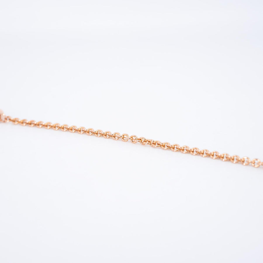 สร้อยข้อมือ Bvlgari B.zero1 mini bracelet 18K Rose Gold Size 17-19cm.# (Used) #vrbvb 7474