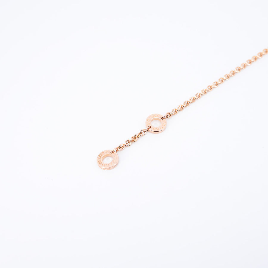 สร้อยข้อมือ Bvlgari B.zero1 mini bracelet 18K Rose Gold Size 17-19cm.# (Used) #vrbvb 7474