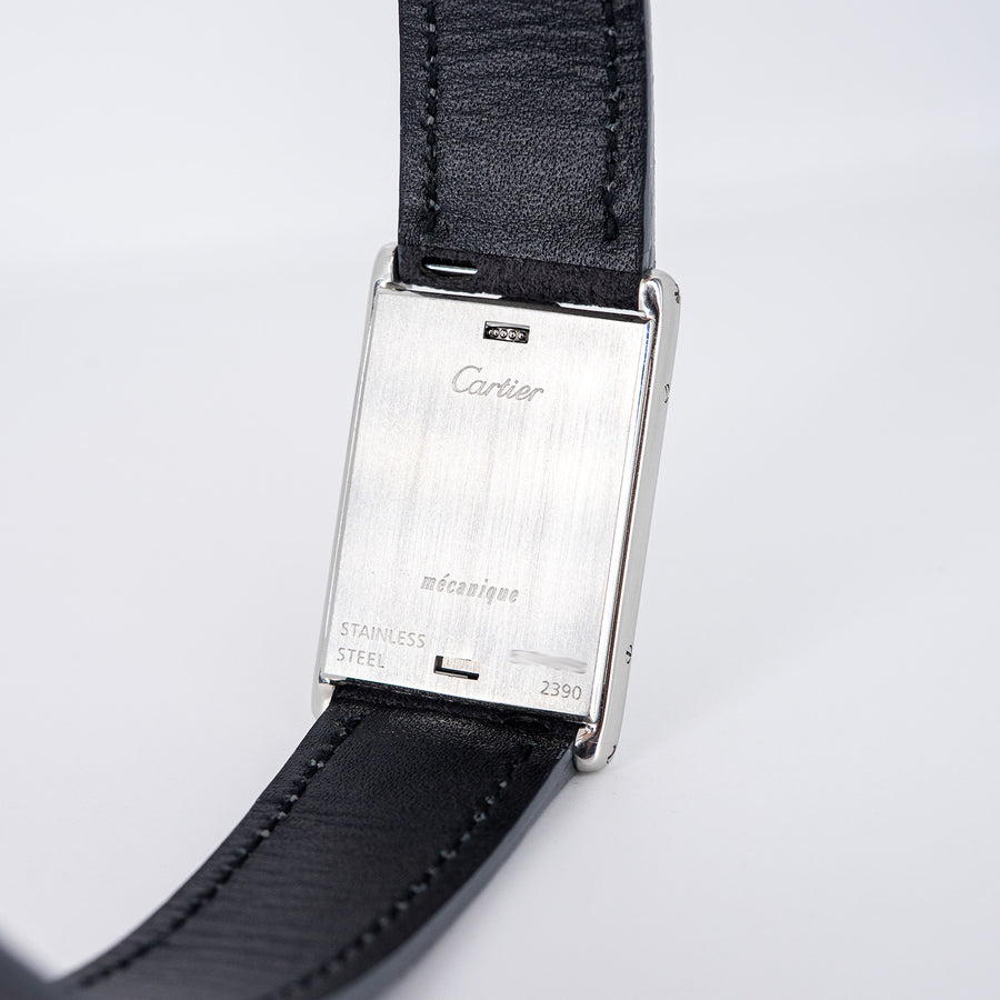 Dear 26/09/25 vrcaHIT 0975 Bombซื้อเอง Cartier Tank Basculante Manual Winding Ref.2390 ss ใบServiceไทย #TU