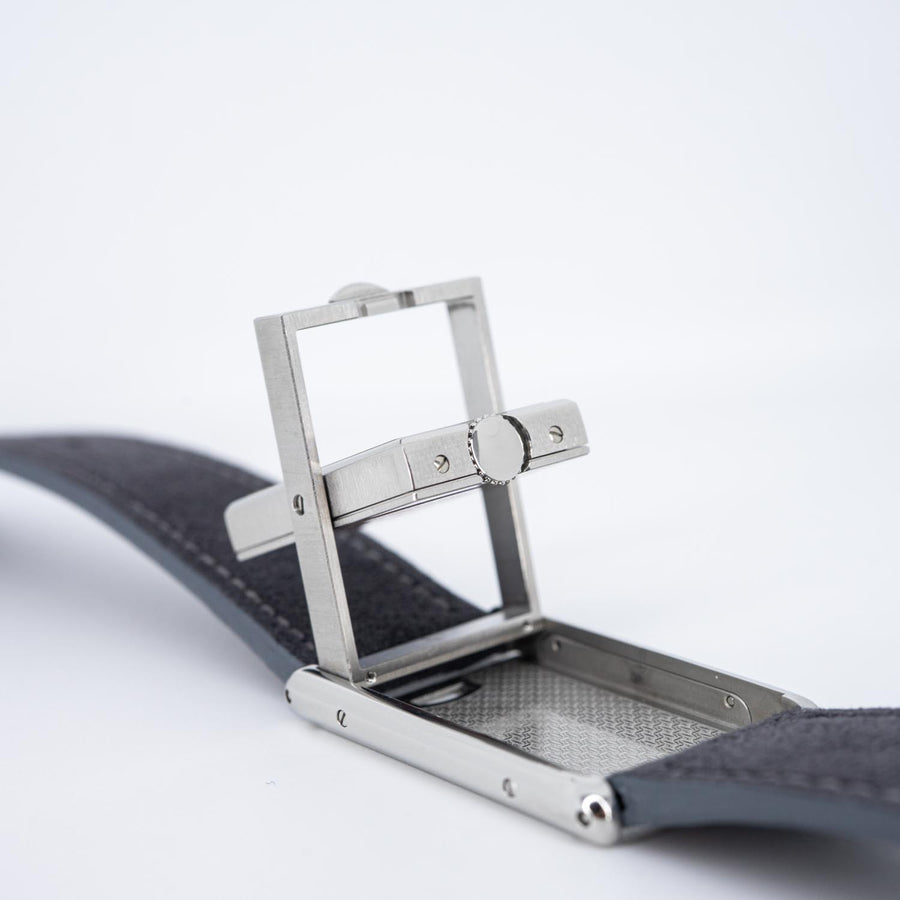 Dear 26/09/25 vrcaHIT 0975 Bombซื้อเอง Cartier Tank Basculante Manual Winding Ref.2390 ss ใบServiceไทย #TU