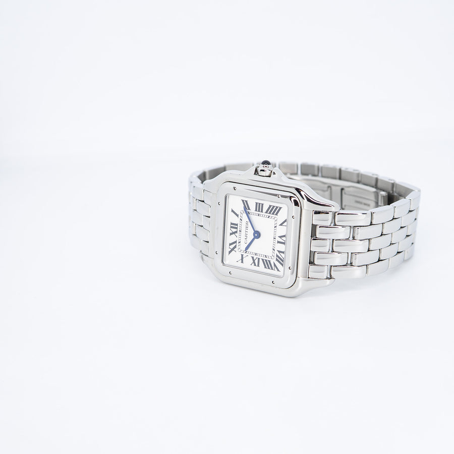 นาฬิกา Cartier Panthere de Cartier watch, large model, quartz movement Stainless Steel Size L (31 mm. x 42 mm.)# (Used) #vrcaw 7485