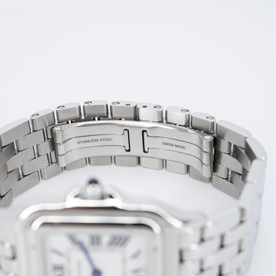 นาฬิกา Cartier Panthere de Cartier watch, large model, quartz movement Stainless Steel Size L (31 mm. x 42 mm.)# (Used) #vrcaw 7485