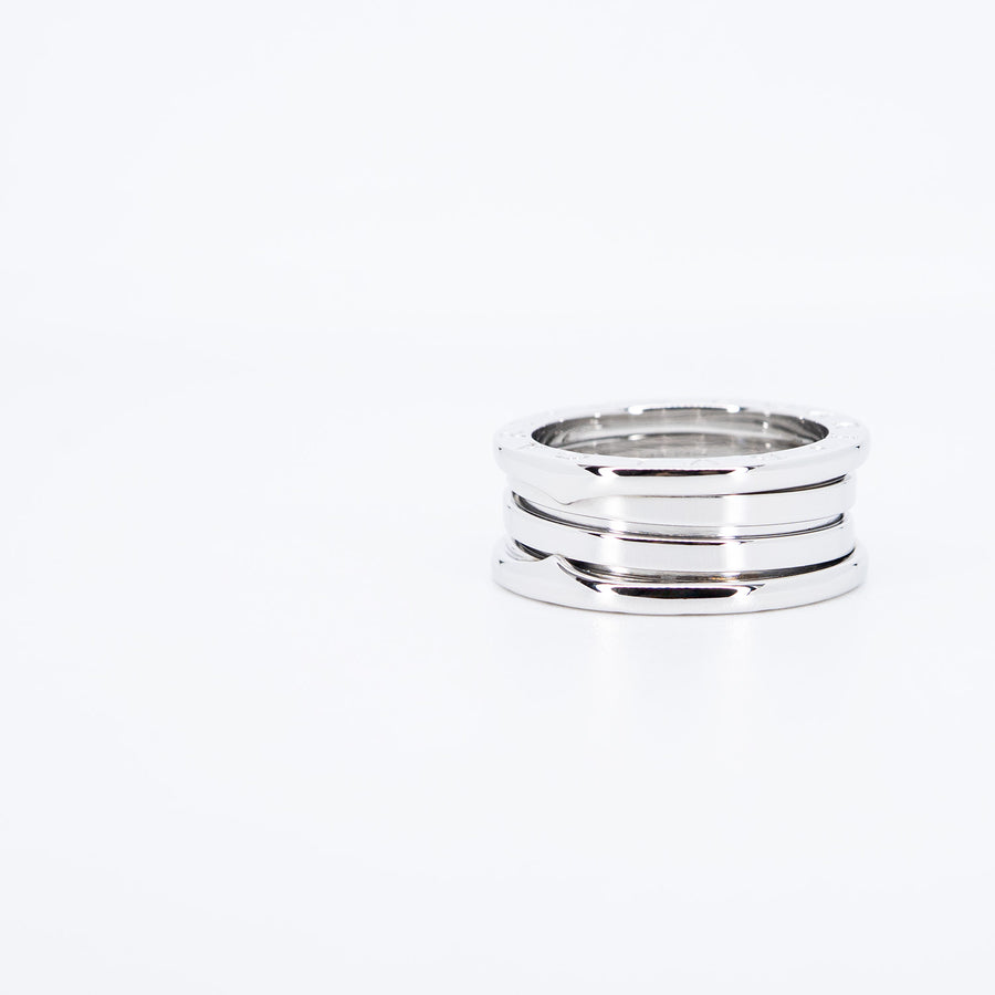 แหวน Bvlgari B.zero1 2band Ring 18K White Gold Size 57# (Used) #vrbvrimt 7466