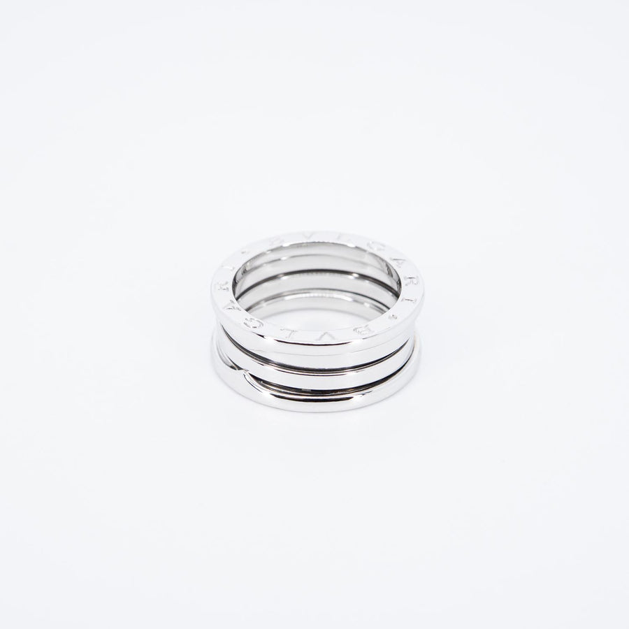 แหวน Bvlgari B.zero1 2band Ring 18K White Gold Size 57# (Used) #vrbvrimt 7466