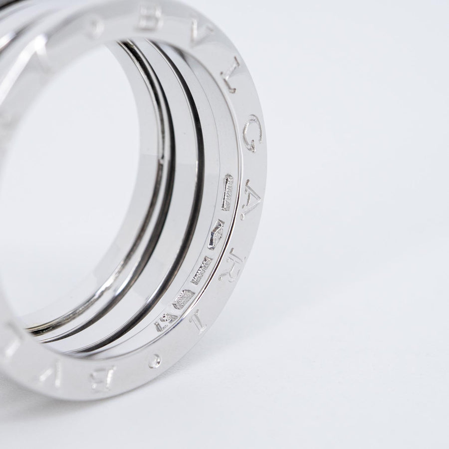 แหวน Bvlgari B.zero1 2band Ring 18K White Gold Size 57# (Used) #vrbvrimt 7466