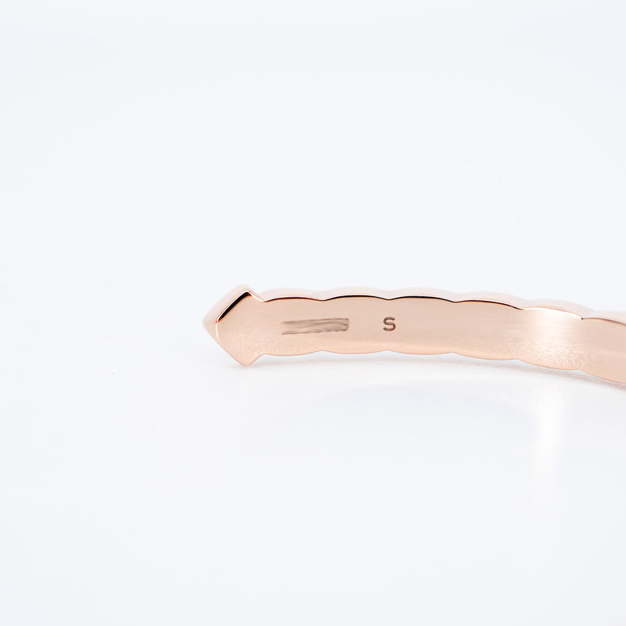 กำไลข้อมือ Chanel Coco Crush Cuff Bracelets Beige Gold Size S (16cm.)# (Used) #vrchb 7496