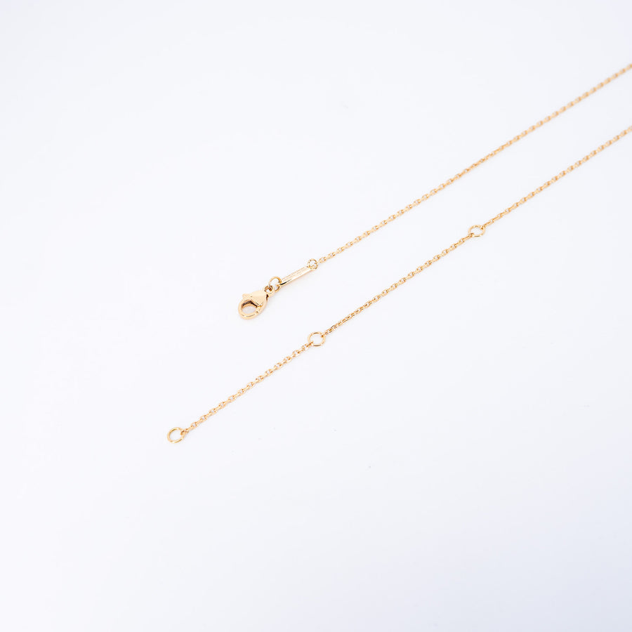 สร้อยและจี้ Boucheron Quatre Classique Pendant, XS motif 3Colors Size 36-44cm.# (Used) #vrbonl 7490