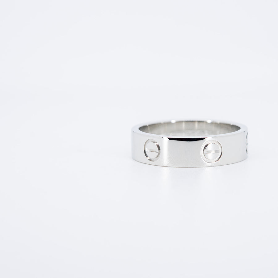 แหวน Cartier Love Ring Platinum950 Size 58# (Used) #vrca 0974