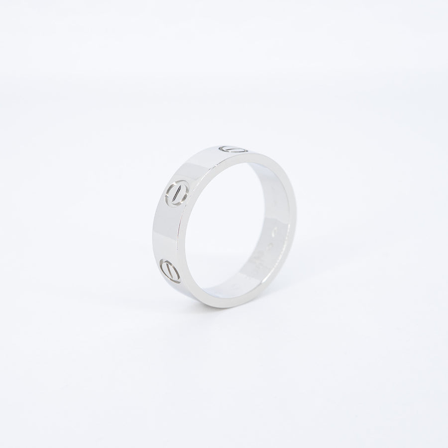 แหวน Cartier Love Ring Platinum950 Size 58# (Used) #vrca 0974
