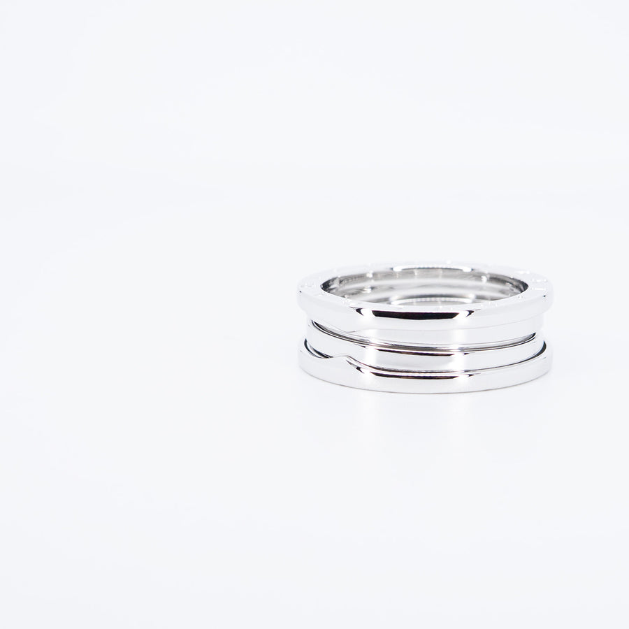 แหวน Bvlgari B.zero1 2band Ring White Gold Size 61# (Used) #vrbv 0979